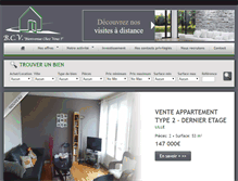 Tablet Screenshot of bcv-immobilier.com